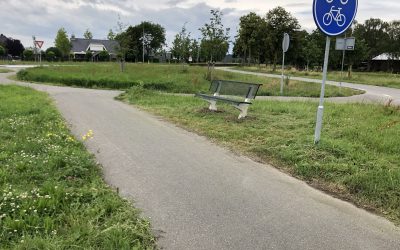 Nieuwe bankjes wandelroute Nieuwstraat/Zietfortseweg